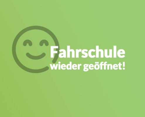 Fahrschule ab 04.05. geöffnet